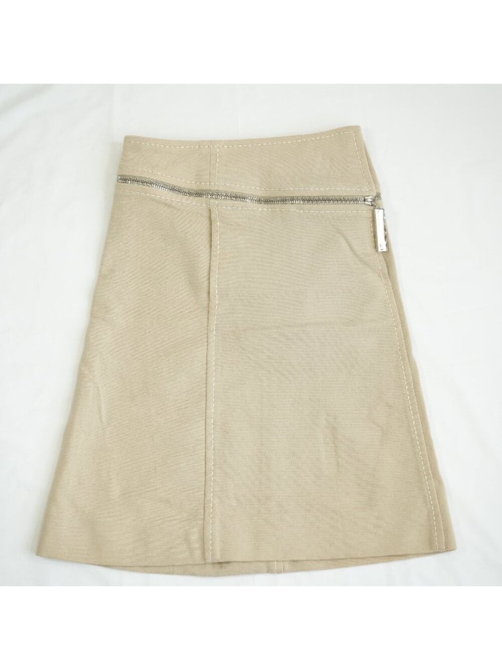 Louis Vuitton Skirt Asymetrical Zipper Size 36 100% Wool